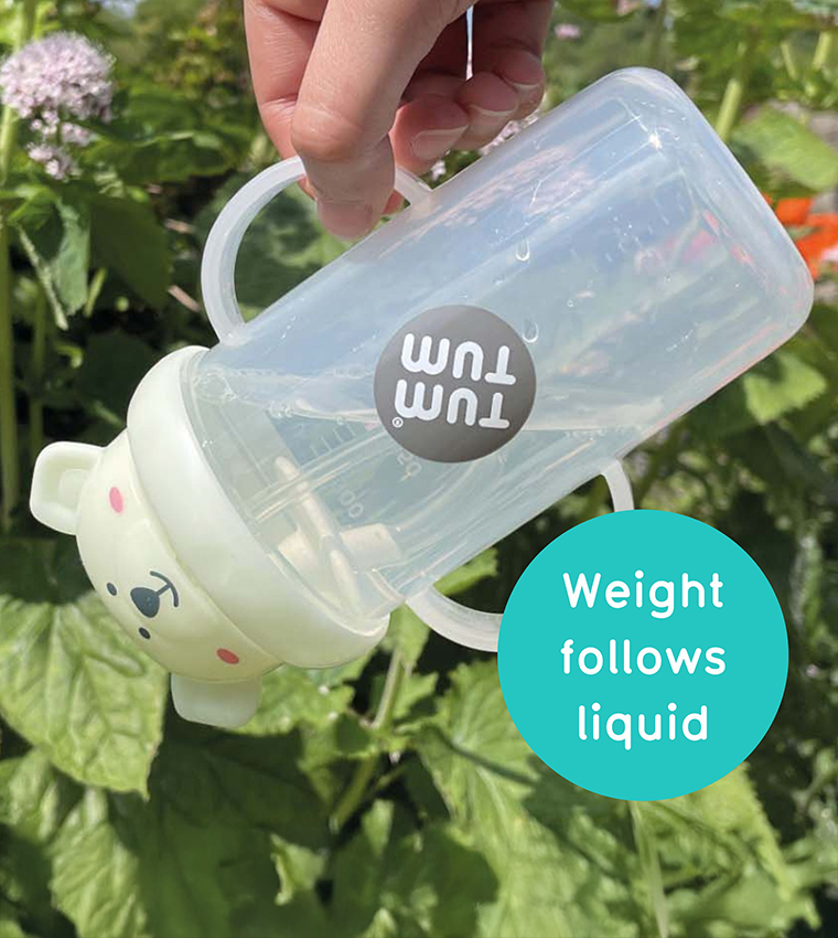 Series 3 Large Polar Bear Tippy Up Cup with Weighted Straw