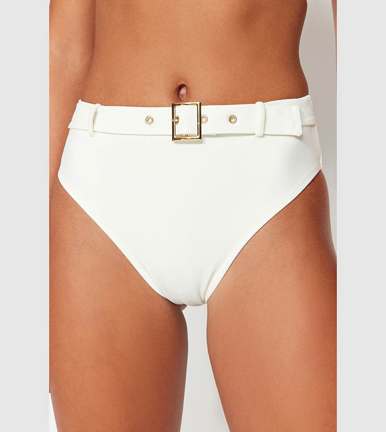 White belted bikini cheap
