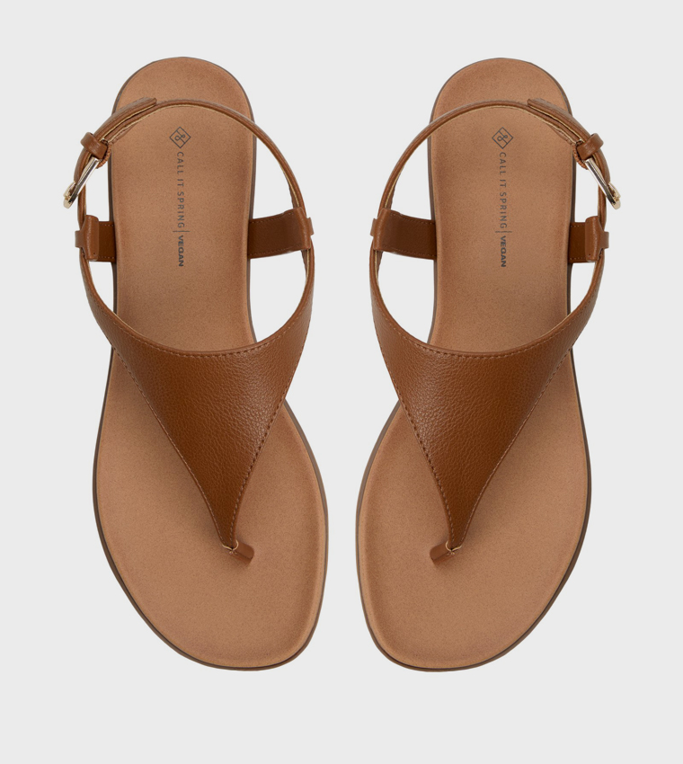 TUCSON T-Strap Flat Sandals