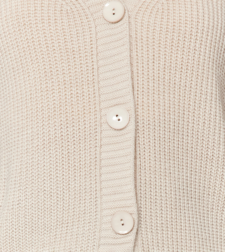 Autumn Arrival Baby Girls Comfortable Hollow-out and Butterfly-bows Pattern Knitted Long Sleeves Cardigan main image 1