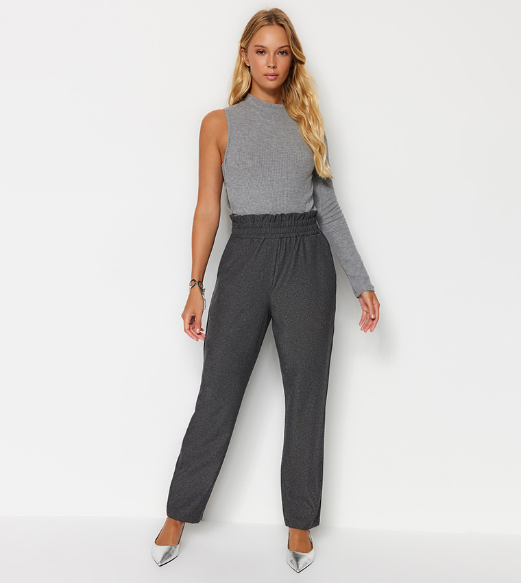 Gray Pants  Versatile Wardrobe Staple - Trendyol