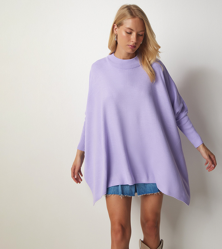 Oversized on sale poncho sweater