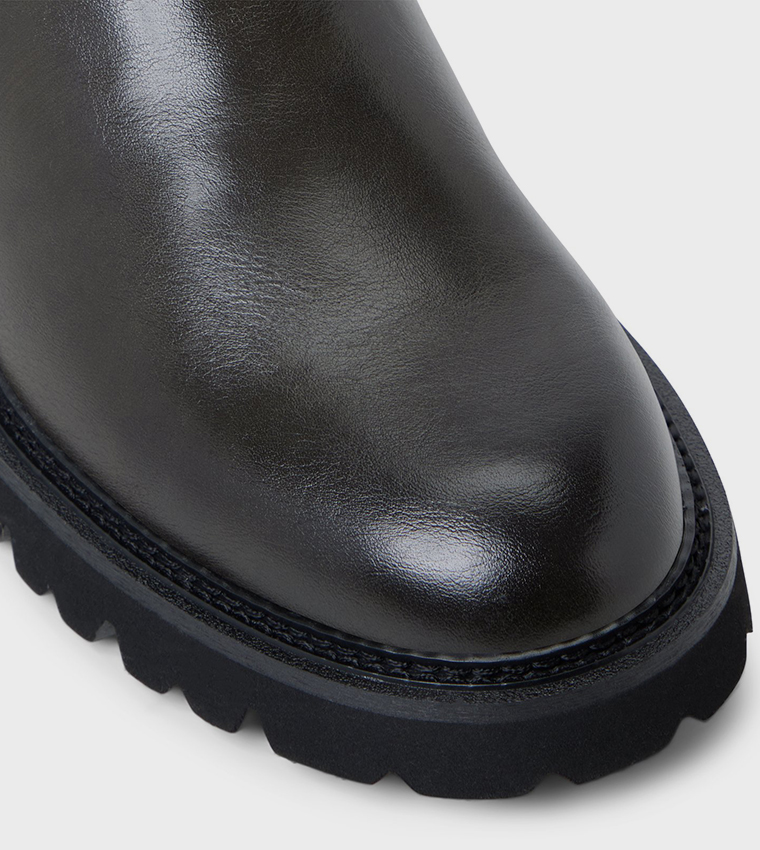 TWELLMAN Round Toe Chelsea Boots