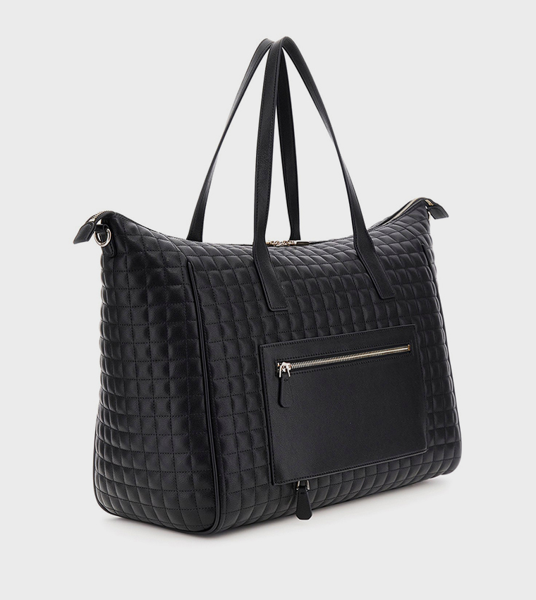 NADIRA Quilted Carry-On Tote Bag, Large