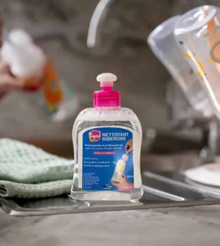 Premium Baby Bottle Cleaning Solution, pH Neutral, Fragrance-Free, Biodegradable – 300 ml, Made in Germany