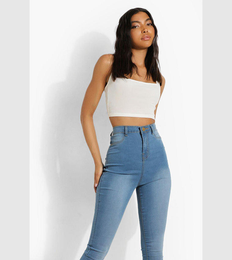 Basics High-Rise Denim Jeggings