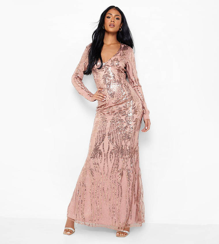 sachin and babi light blue dress Shop Rose Gold Dresses for Prom, Formal, Evening & Wedding main image 0