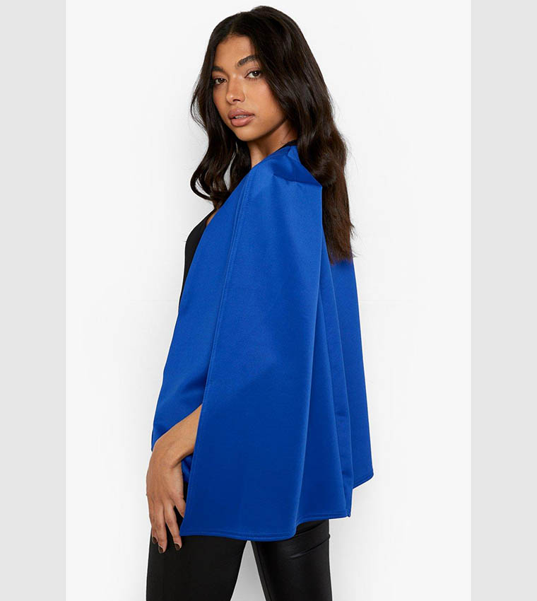 Boohoo cape coat best sale