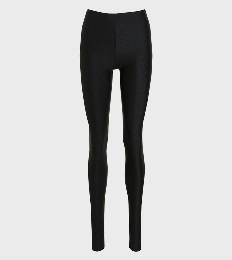 Buy Boohoo Tall High Shine Leggings In Black 6thStreet Bahrain