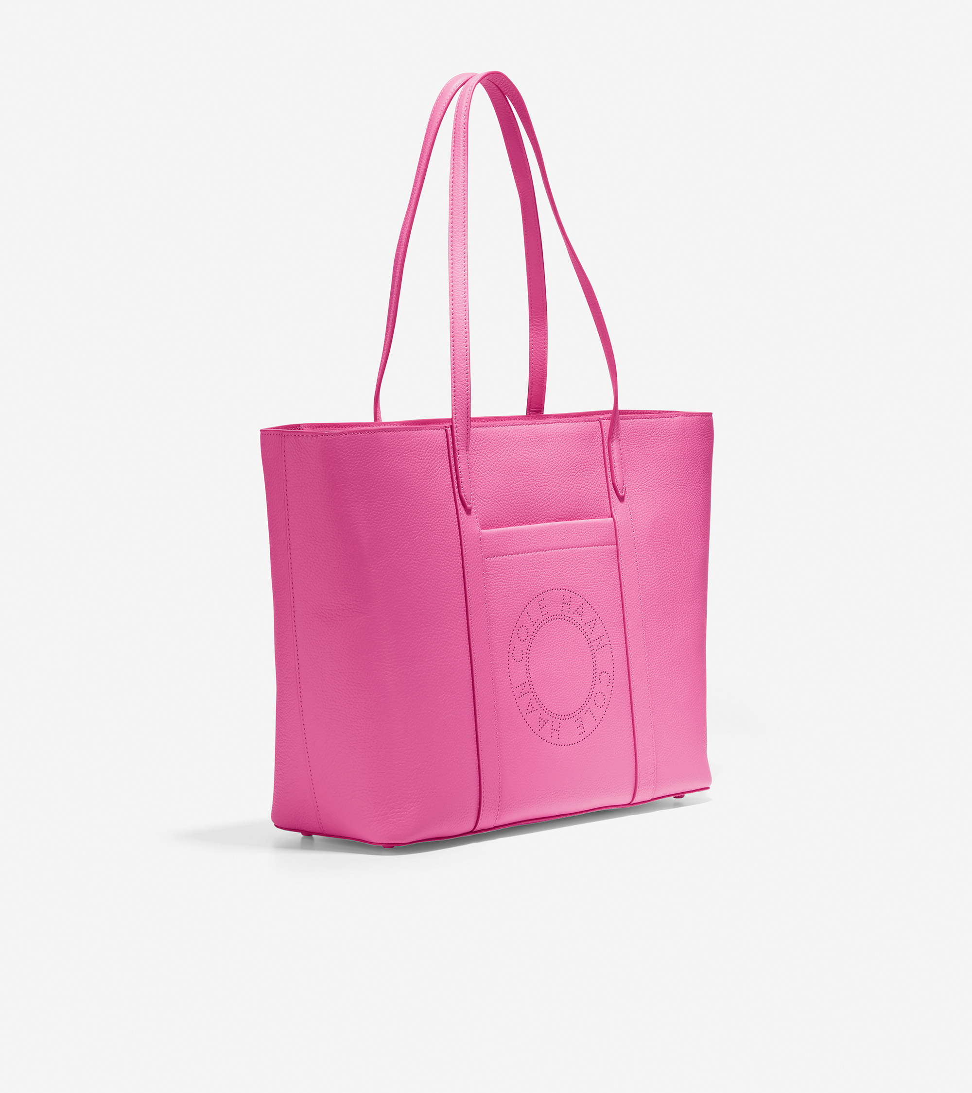 Cole haan zip leather tote hotsell