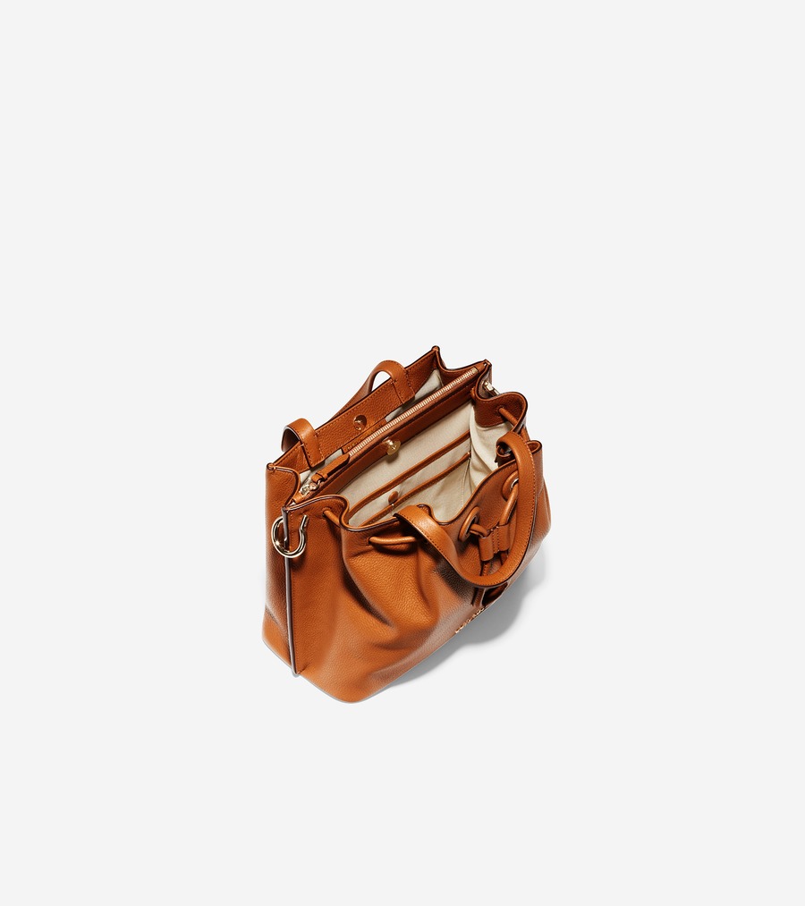 Small Bucket Bag-Brown