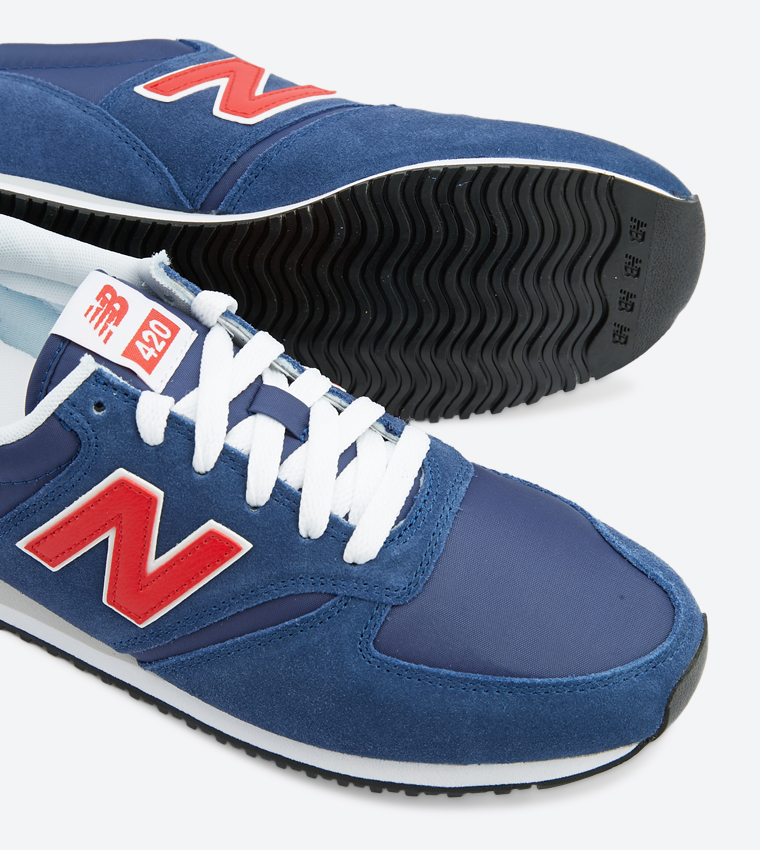 Buy New Balance 420 Lace Up Athletic Shoes Blue In Blue 6thStreet Kuwait