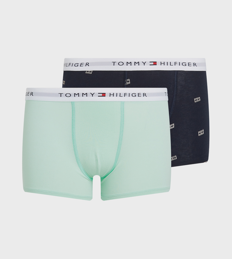 سراويل داخلية بشعار - قطعتين 