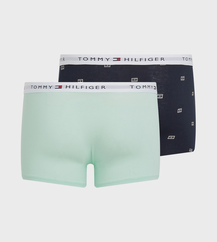 سراويل داخلية بشعار - قطعتين 