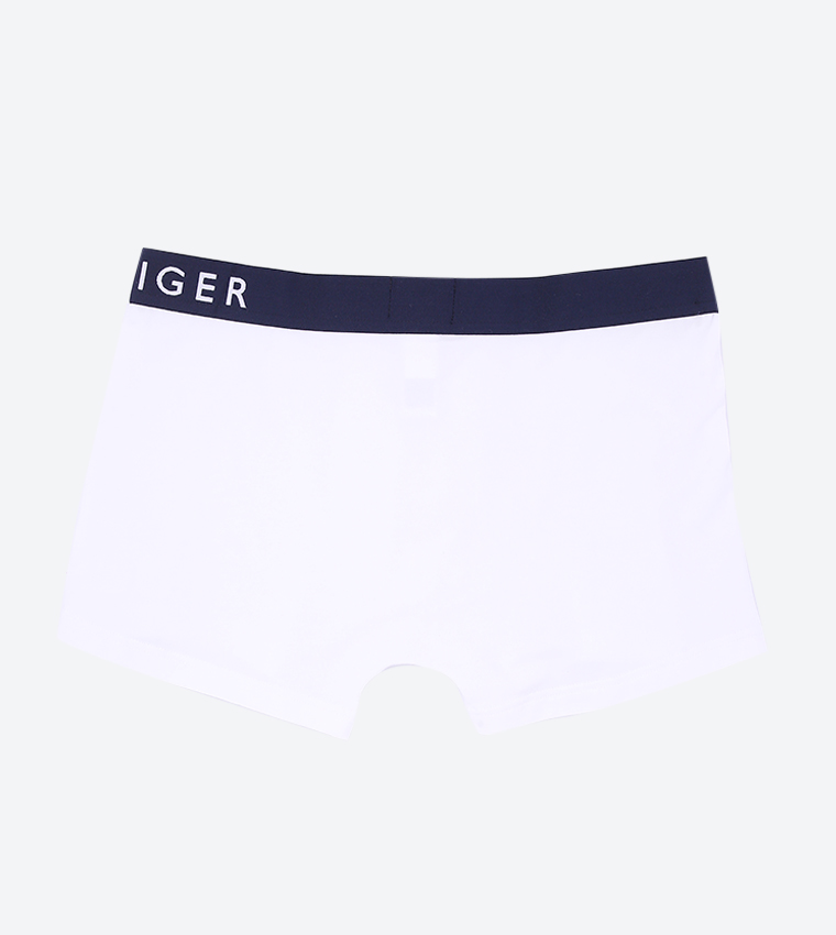 Low Rise Elasticated Waistband Trunk Set (2 Pcs) - Multi