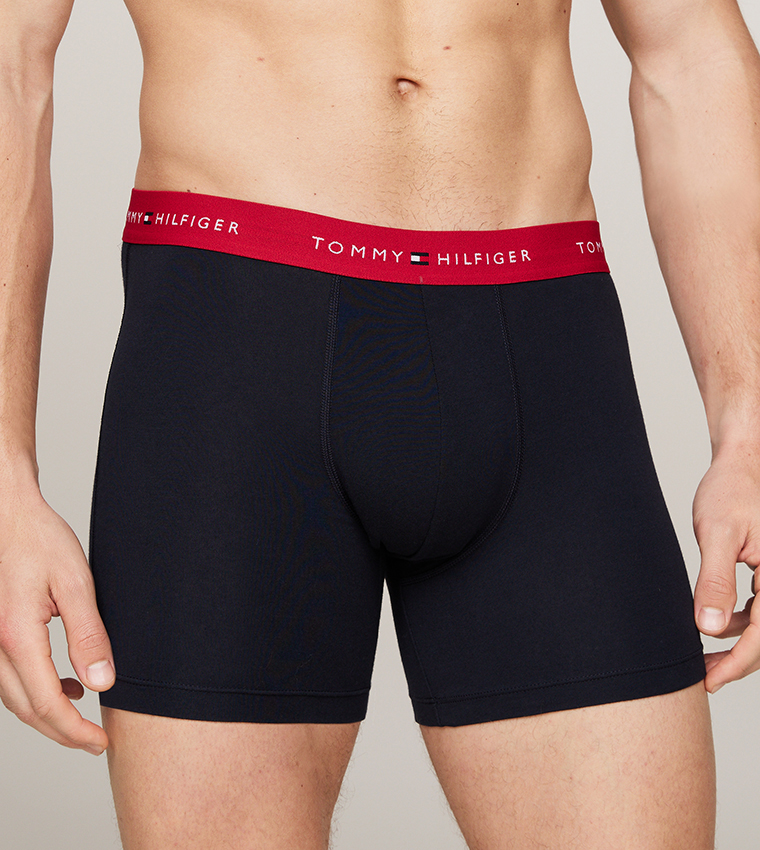 Pack of 3 Logo Waistband Boxer Briefs