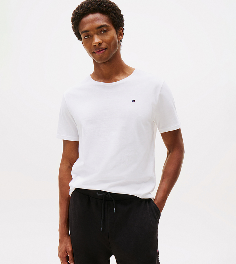 3-Pack Solid Short Sleeves Sleep Tops