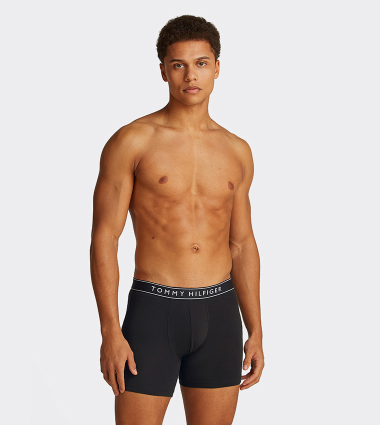 Pack of 3 Logo Waistband Trunks