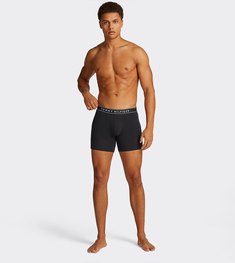 Pack of 3 Logo Waistband Trunks