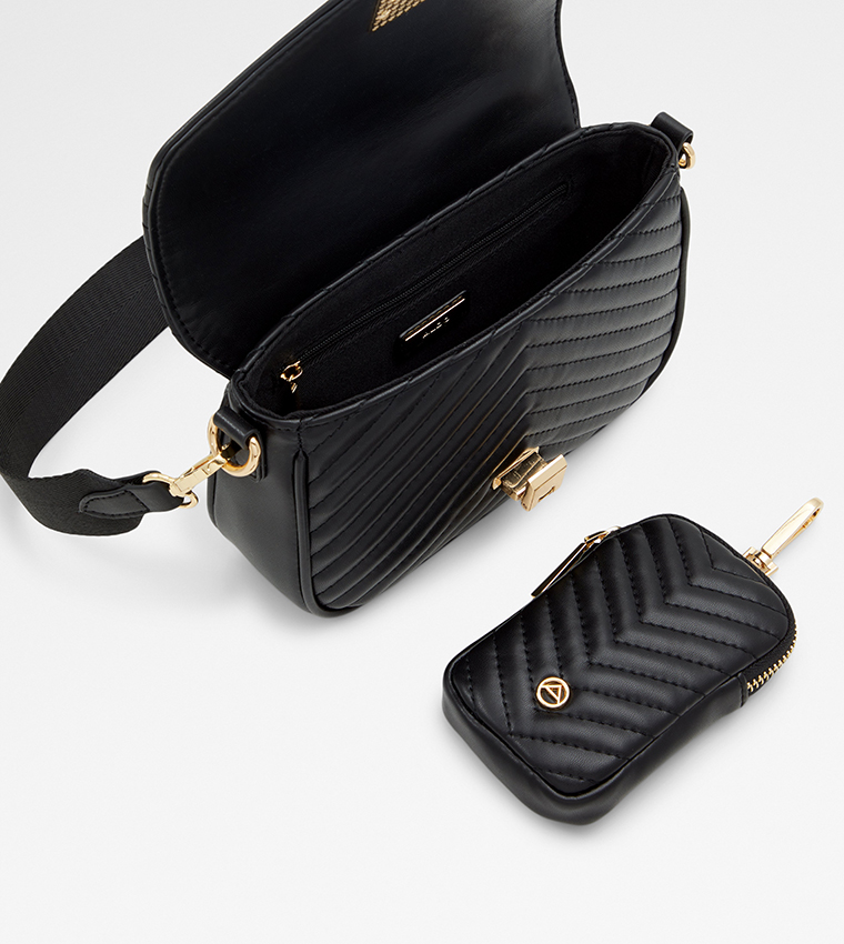 UNILA Quilted Crossbody Bag with Coin Pouch