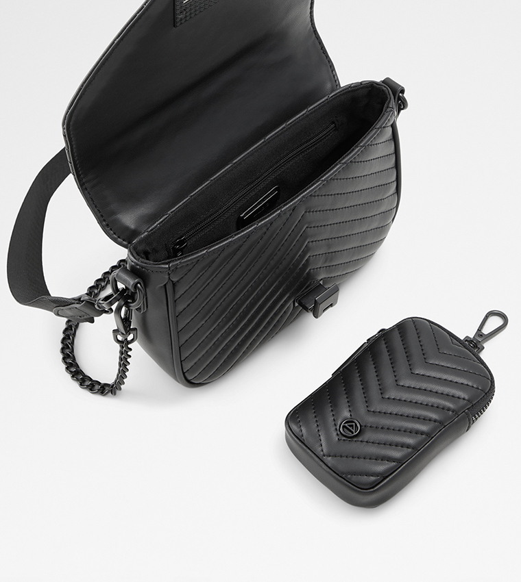UNILA Quilted Crossbody Bag with Coin Pouch