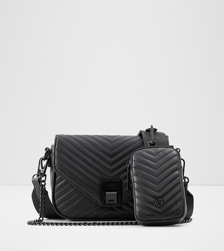 UNILA Quilted Crossbody Bag with Coin Pouch