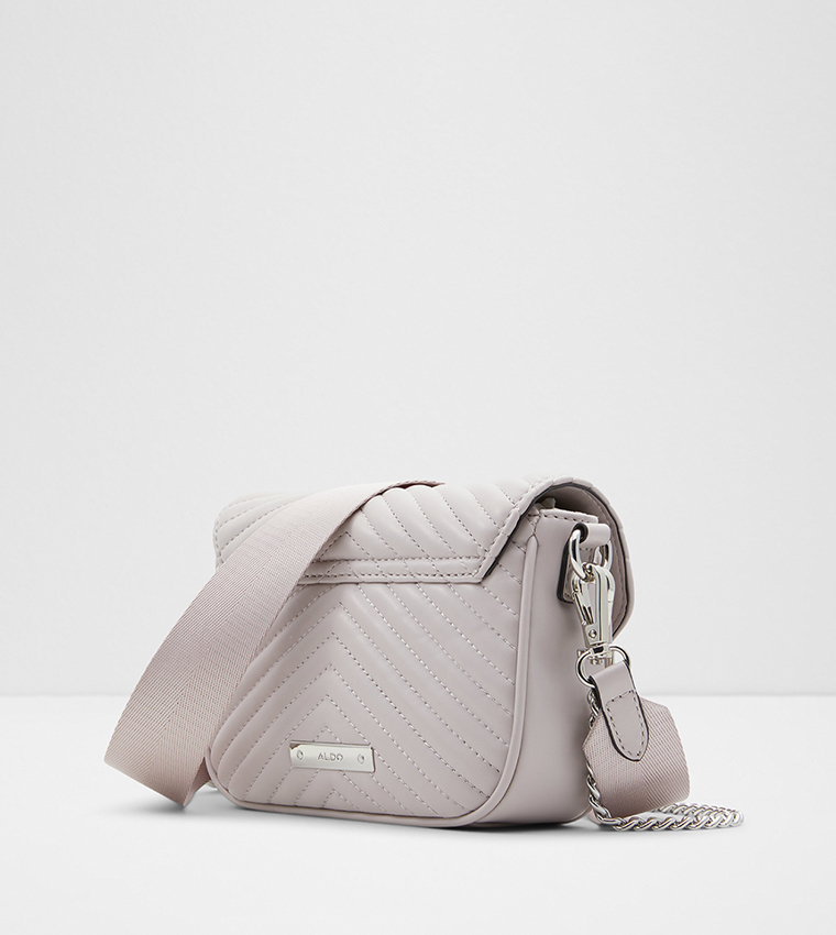 Buy Aldo UNILA Quilted Sling Bag With Mini Pouch In Grey 6thStreet Oman