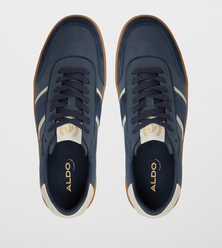 UPTOWN Contrast Stripe Lace-Up Sneakers