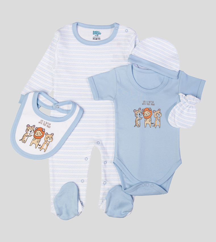 5-Piece Printed Clothing Gift Set