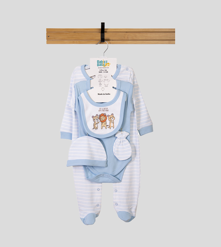 5-Piece Printed Clothing Gift Set