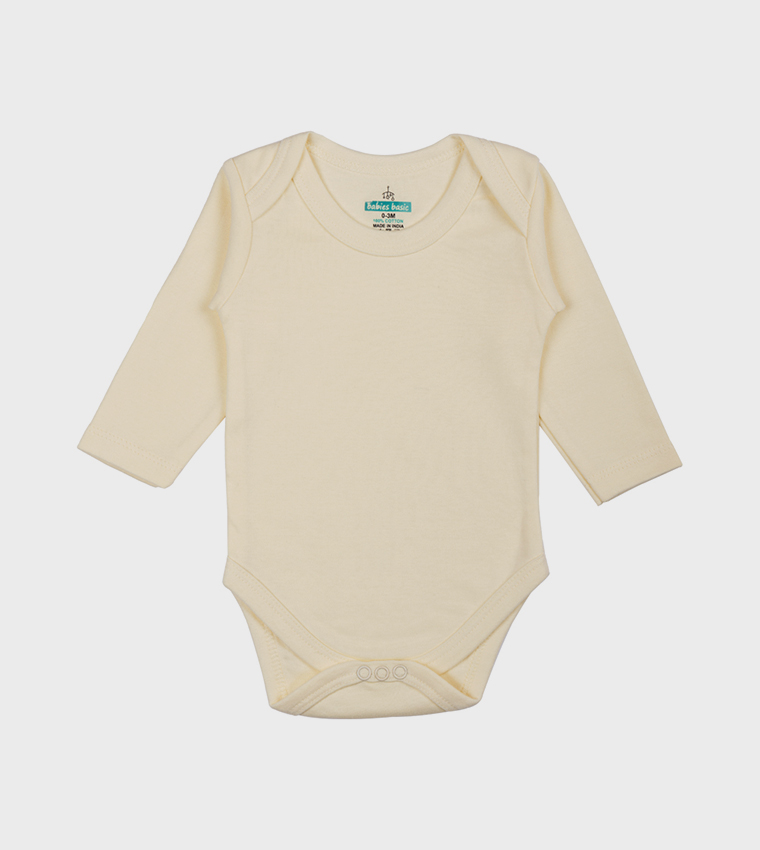 Pack of 6 Cotton Long Sleeves Bodysuits