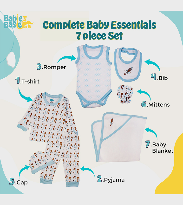 7-Piece Printed Clothing Set