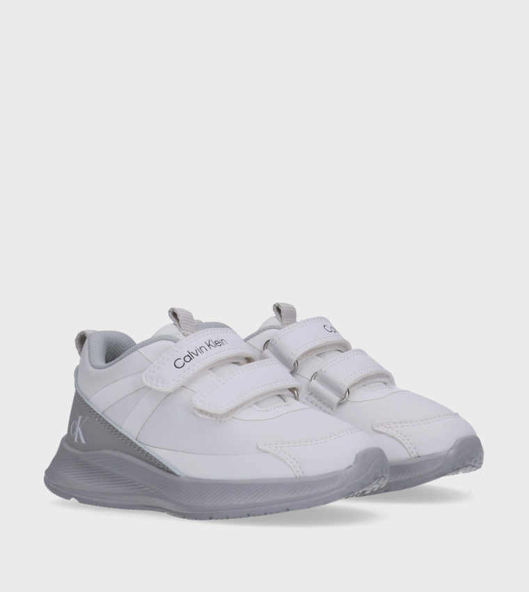 Logo Printed Velcro Closure Sneakers
