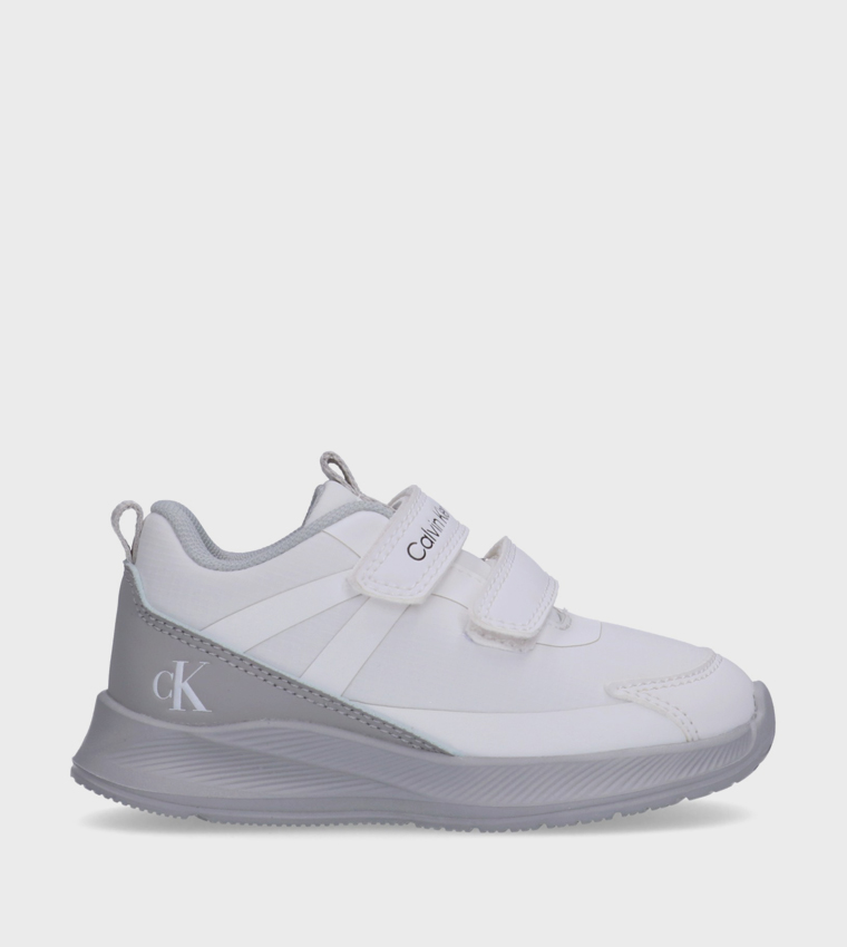 Logo Printed Velcro Closure Sneakers