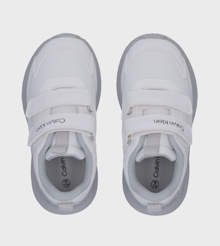 Logo Printed Velcro Closure Sneakers