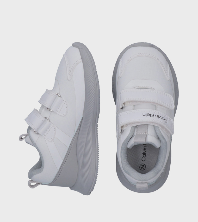 Logo Printed Velcro Closure Sneakers