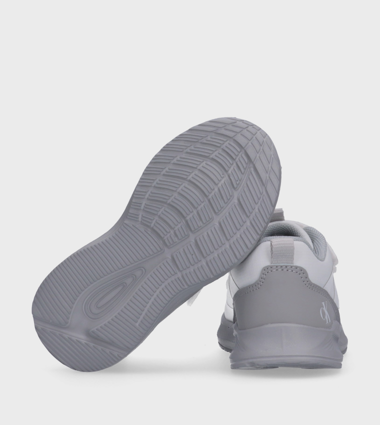 Logo Printed Velcro Closure Sneakers