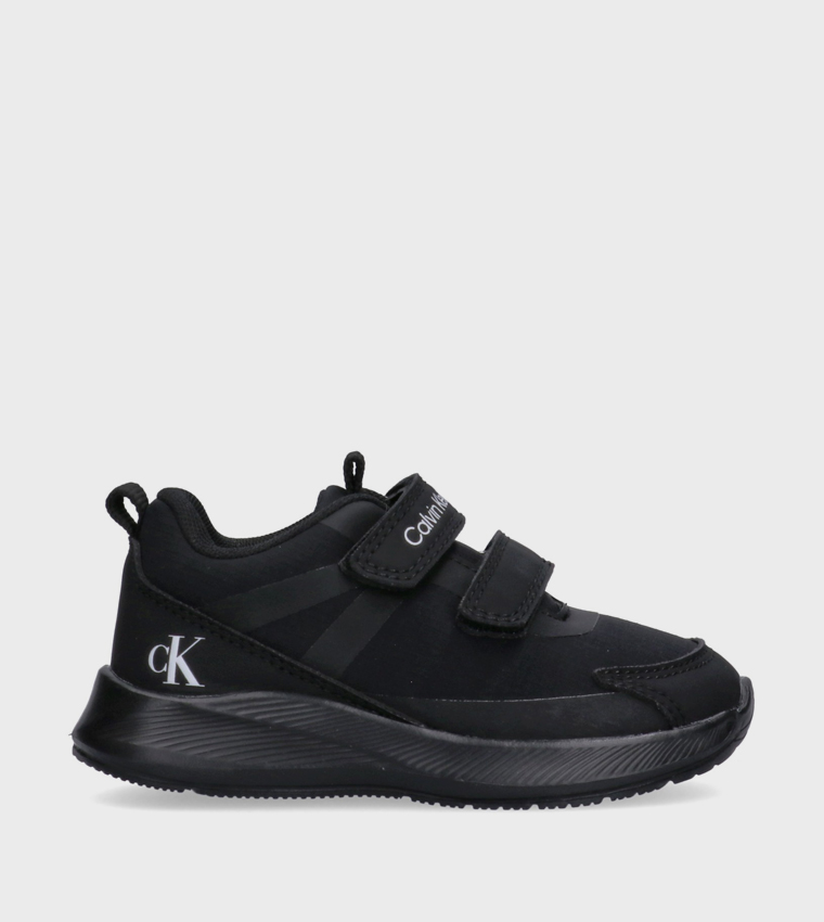 Logo Printed Velcro Closure Sneakers