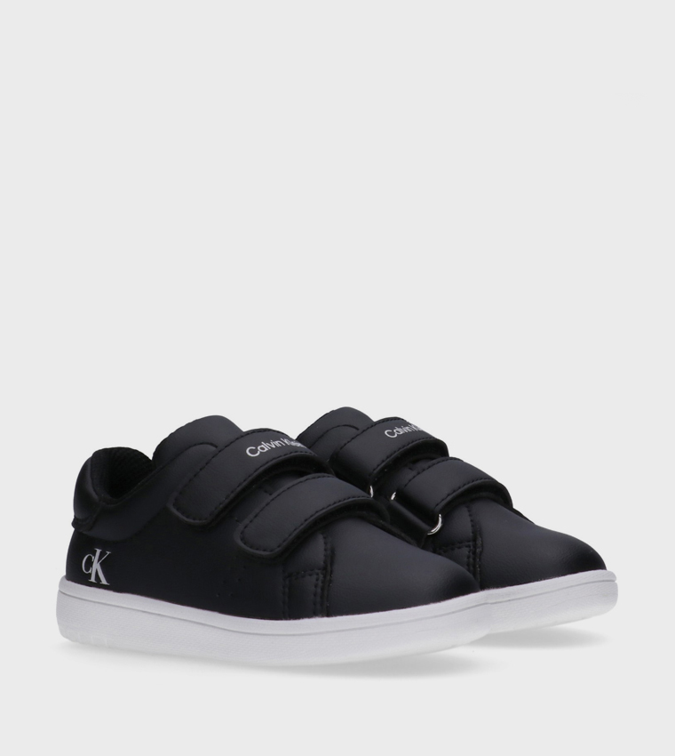 Logo Printed Velcro Closure Sneakers