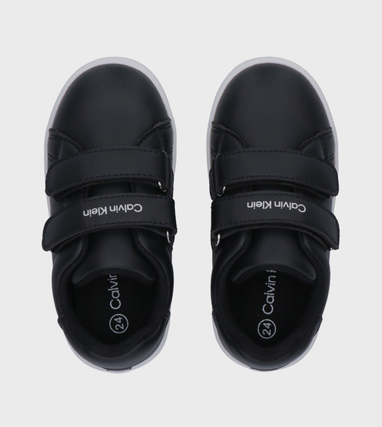 Logo Printed Velcro Closure Sneakers