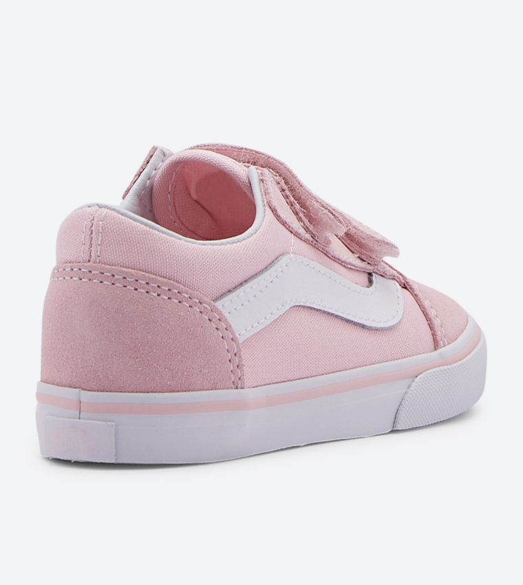 Vans old 2024 skool velcro pink