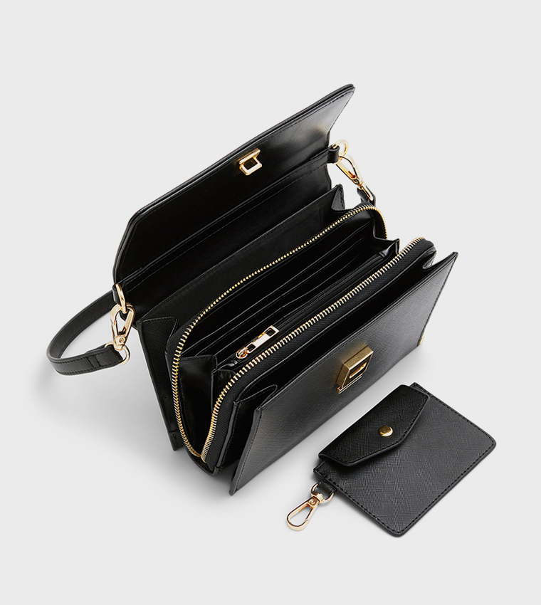 VALABENA Textured Crossbody with Pouch