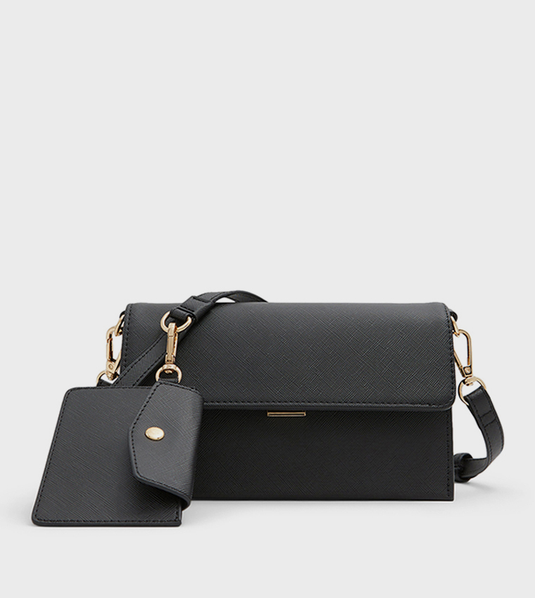 VALABENA Textured Crossbody with Pouch