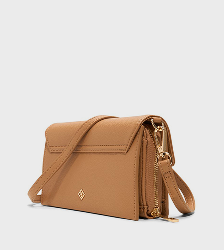 VALABENA Textured Crossbody Bag with Pouch