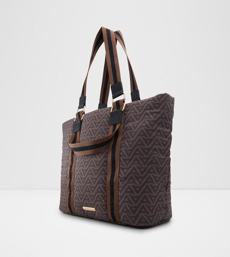 VALABERYN Patterned Tote Bag with Pouch