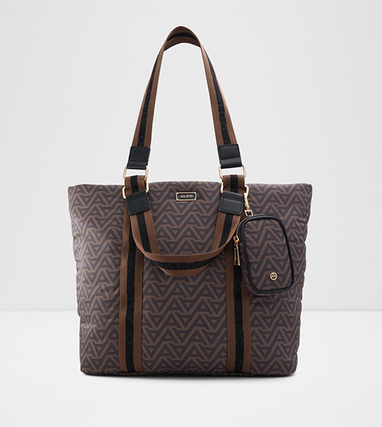 VALABERYN Patterned Tote Bag with Pouch
