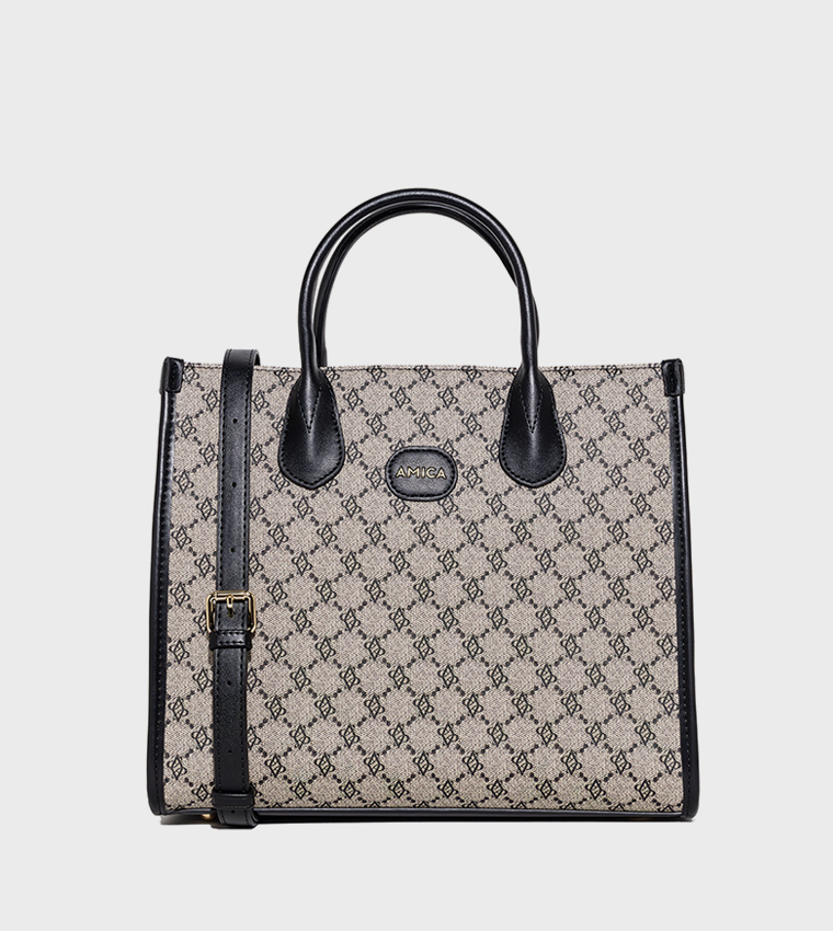 VALENTINA Monogram Tote Bag