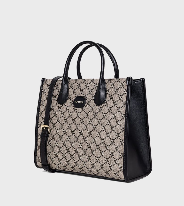 VALENTINA Monogram Tote Bag