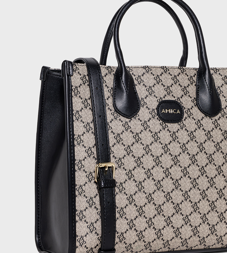 VALENTINA Monogram Tote Bag