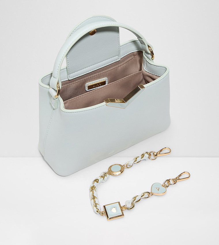 VALENTYA Textured Top Handle Bag